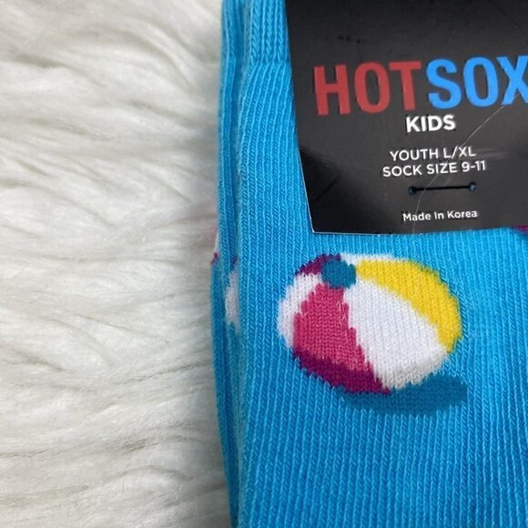 NEW Hot Sox Kids Set Of 2 Youth L/XL Socks Size 9-11 Unicorn Flamingo School - Picture 6 of 9